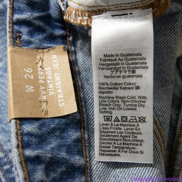 NEW Madewell The Curvy Perfect Vintage Straight Jean‎ in Seyland Wash, 26 - Picture 16 of 16